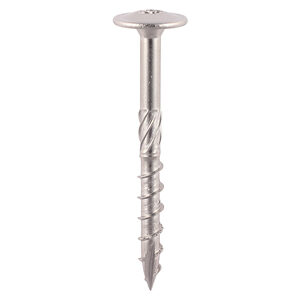 Timber Screw, Wafer Head - Stainless Steel