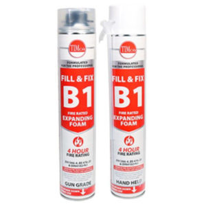 B1 Fill & Fix Fire Rated Expanding PU Foam