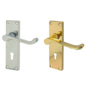 Victorian Scroll Lock Handles