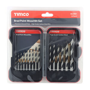 HSS Brad Point Wood Bit Set