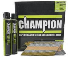 CHAMPION 1st Fix Nails & Fuel Cells