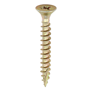 TIMco Classic Woodscrews - Yellow - Countersunk