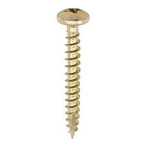 TIMco Classic Woodscrews - Yellow - Pan Head