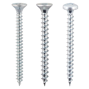 TIMco Solo Woodscrews - Zinc