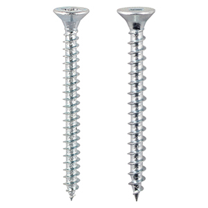 TIMco Solo Woodscrews - Zinc - Countersunk