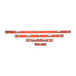 PROFESSIONAL - Spirit Levels - 4pc Set & Carry Case