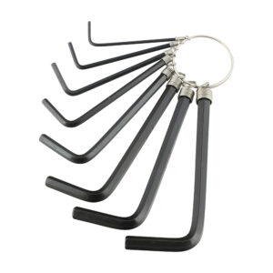 8pc Hex Key Keyring Set