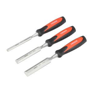 3pcs Bevel Edge Wood Chisel Set with Case