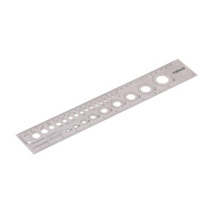 Fixings gauge Ruler