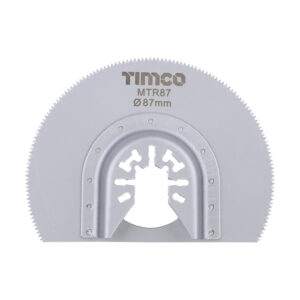 87mm Radial, Carbon Steel Multi-Tool Blade for Wood
