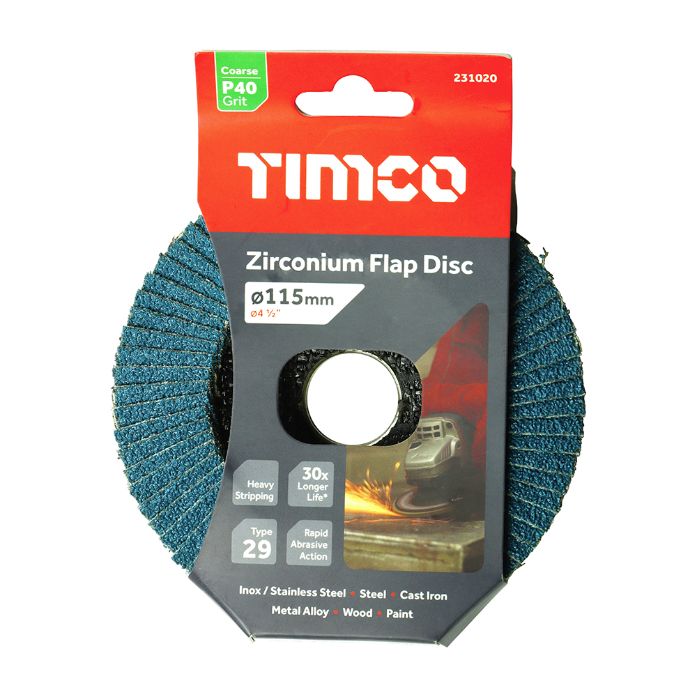 115mm Zirconium, Type 29, Flap Discs - Image 4