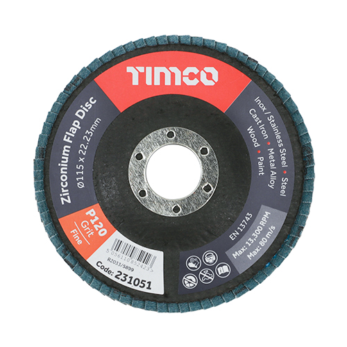 115mm Zirconium, Type 29, Flap Discs - Image 13