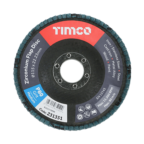 115mm Zirconium, Type 29, Flap Discs - Image 10