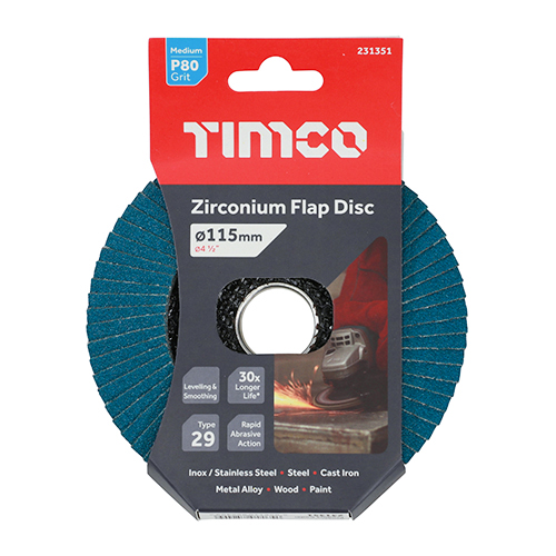 115mm Zirconium, Type 29, Flap Discs - Image 11