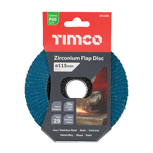 115mm Zirconium, Type 29, Flap Discs - Image 6