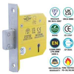 BS3621 5 Lever Mortice Dead Locks – CE/CertiFire/FD+CWS